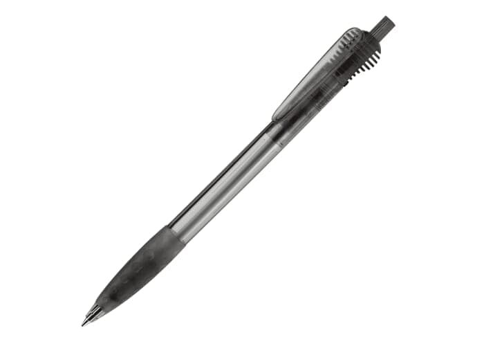 Cosmo ball pen transparent rubber round clip 2