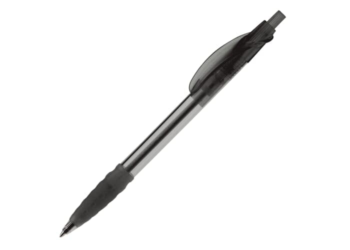 Cosmo ball pen transparent rubber grip 4