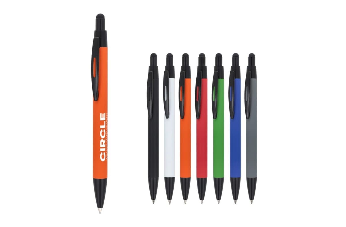 Ballpen Alaska softtouch with stylus R-AL