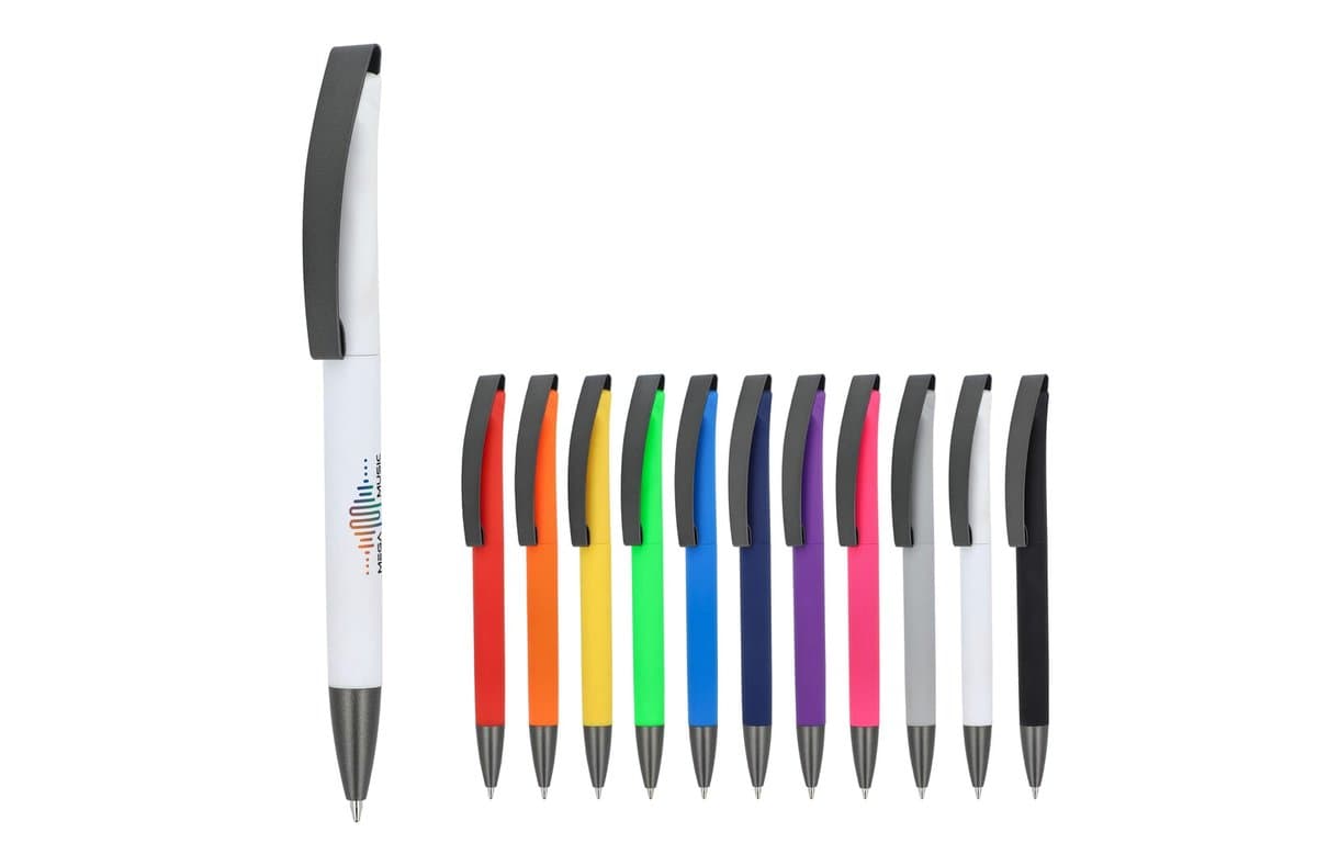 Ballpen Vegas softtouch metal clip
