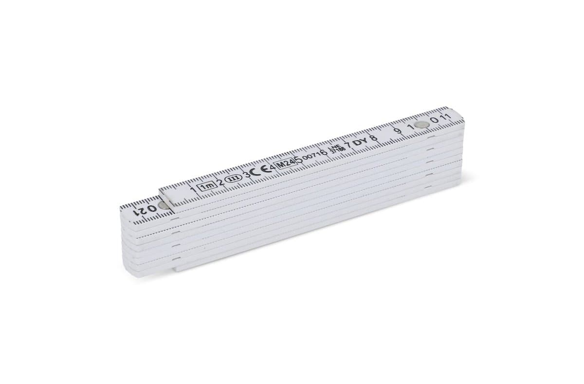 Calibrated foldable ruler 1m 3