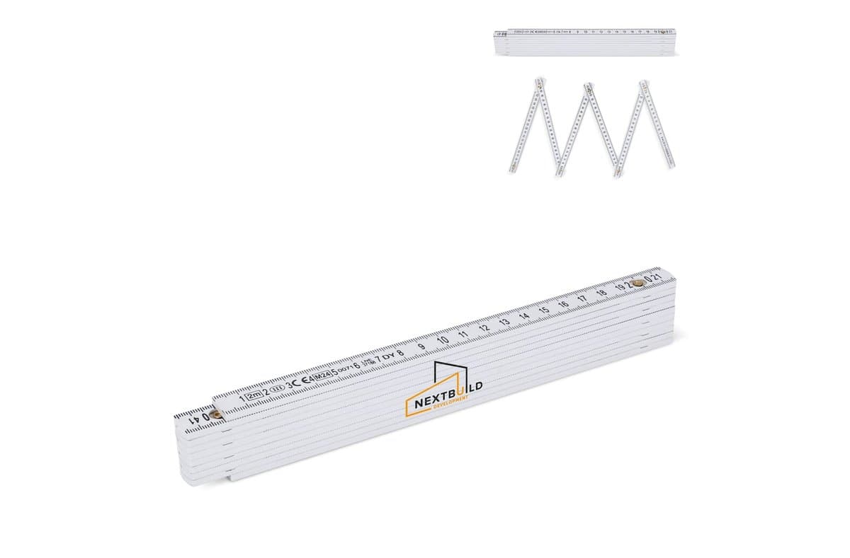 Calibrated foldable ruler 2m