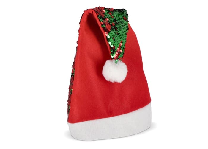 Two-tone sequin Christmas hat 2
