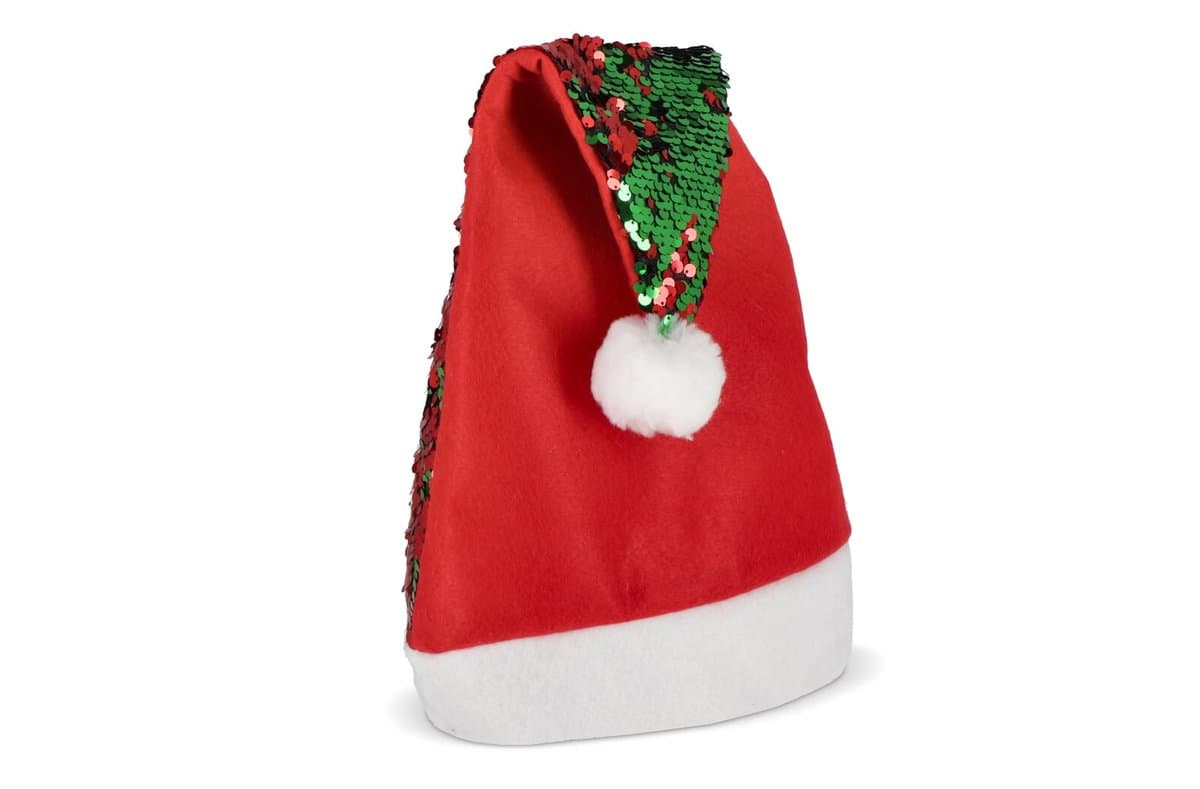 Two-tone sequin Christmas hat 3