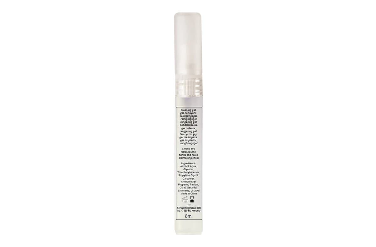Hand cleaning spray with clip 8ml 5
