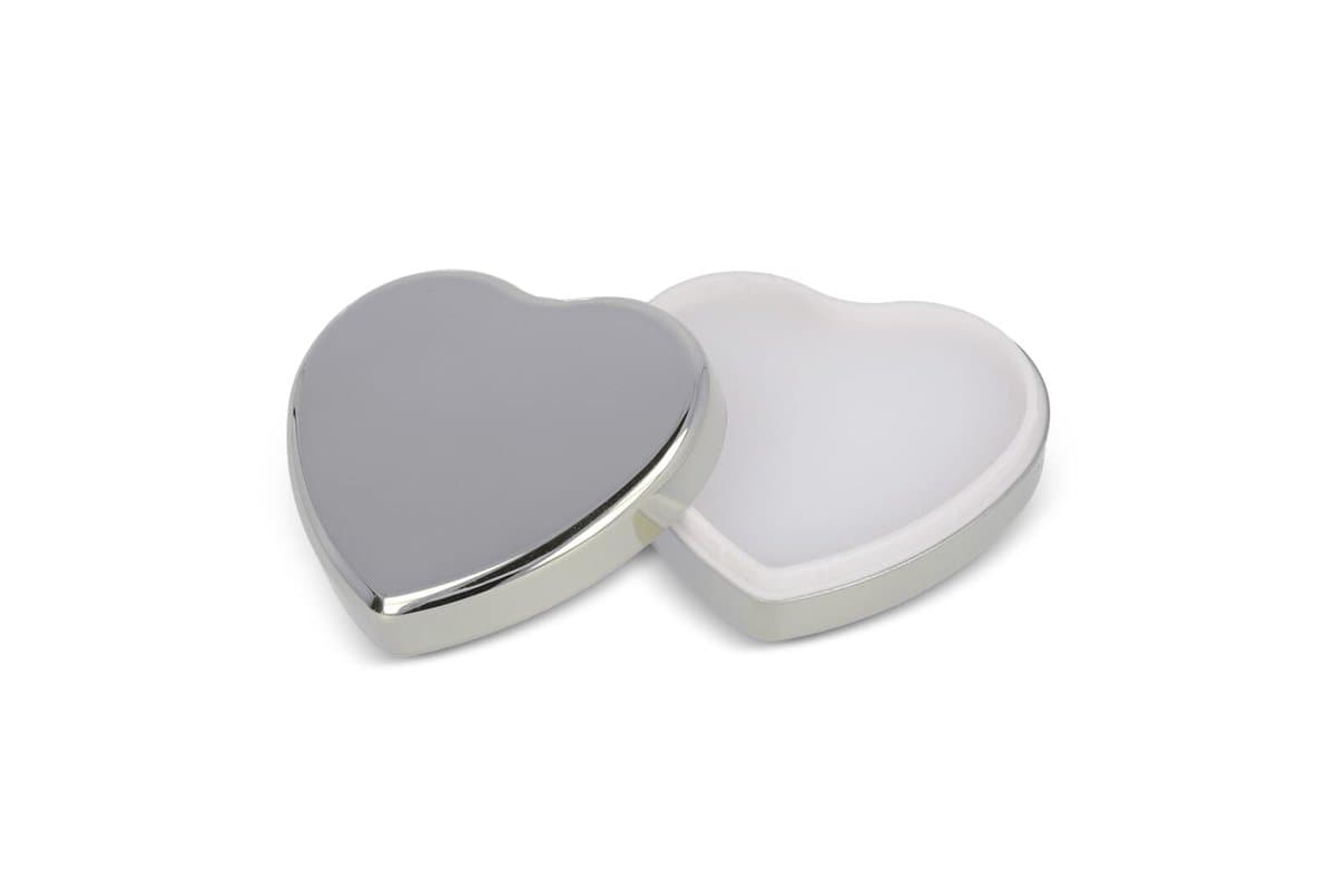 Flat metallic Heart shape lipbalm 5