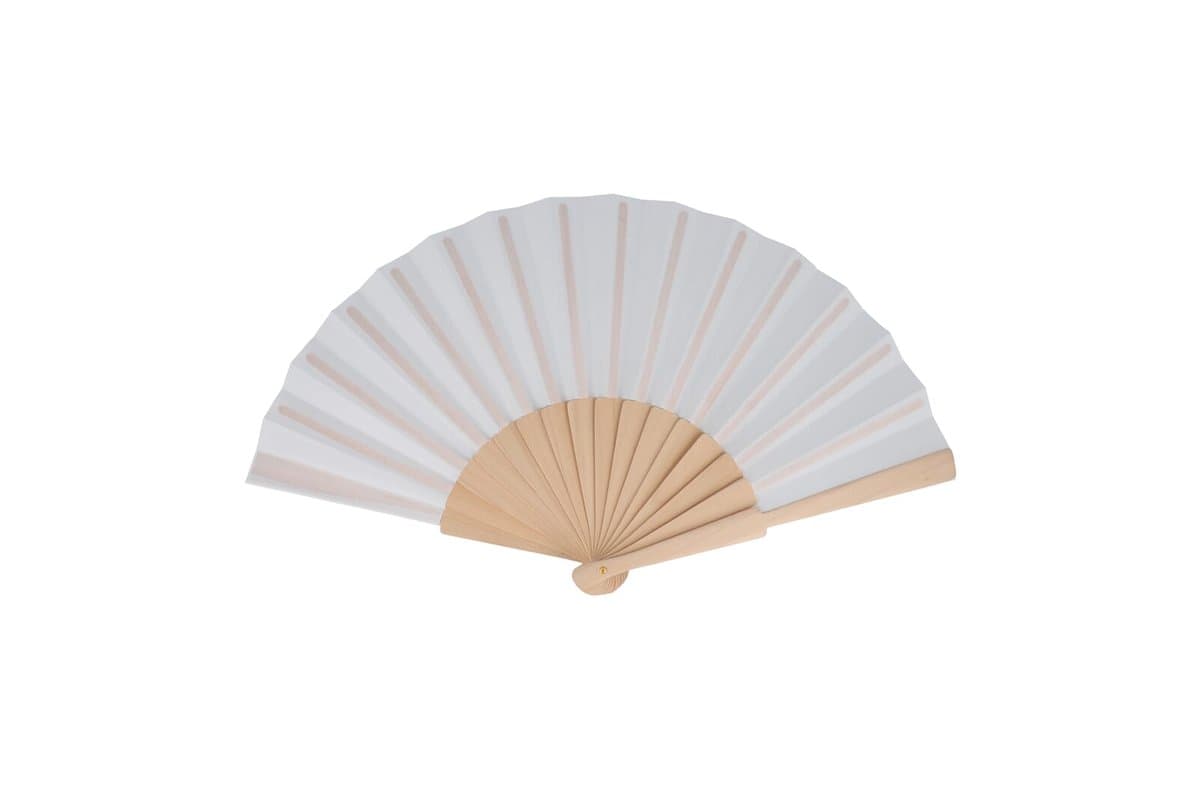 Made to order - Hand fan wood & R-PET all over print 3