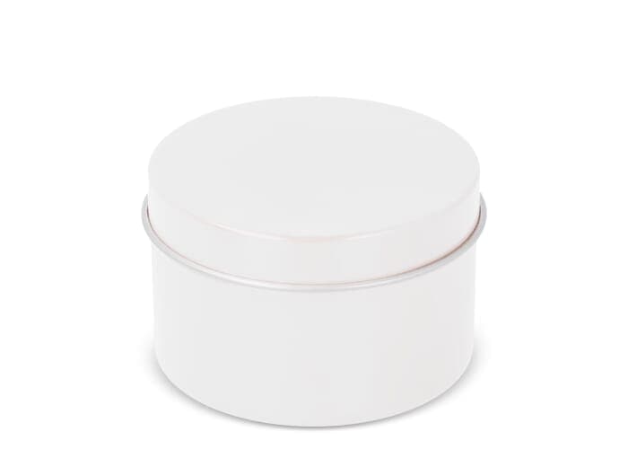 Kirtan scented plant based candle in large recycled tin 2