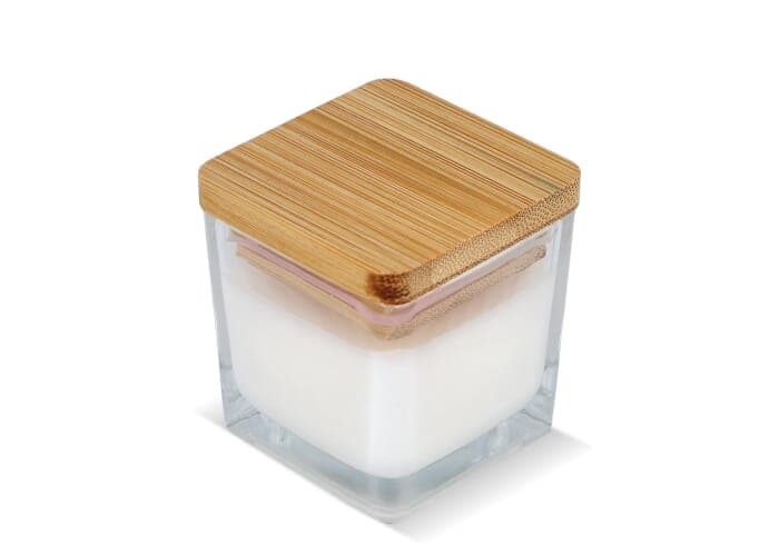 Chakra plant based candle in glass jar 2