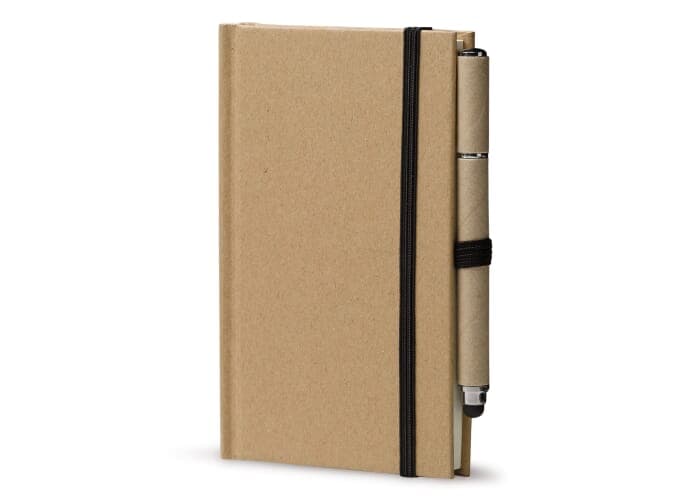 Cardboard notebook A6 + pen LT87949 2