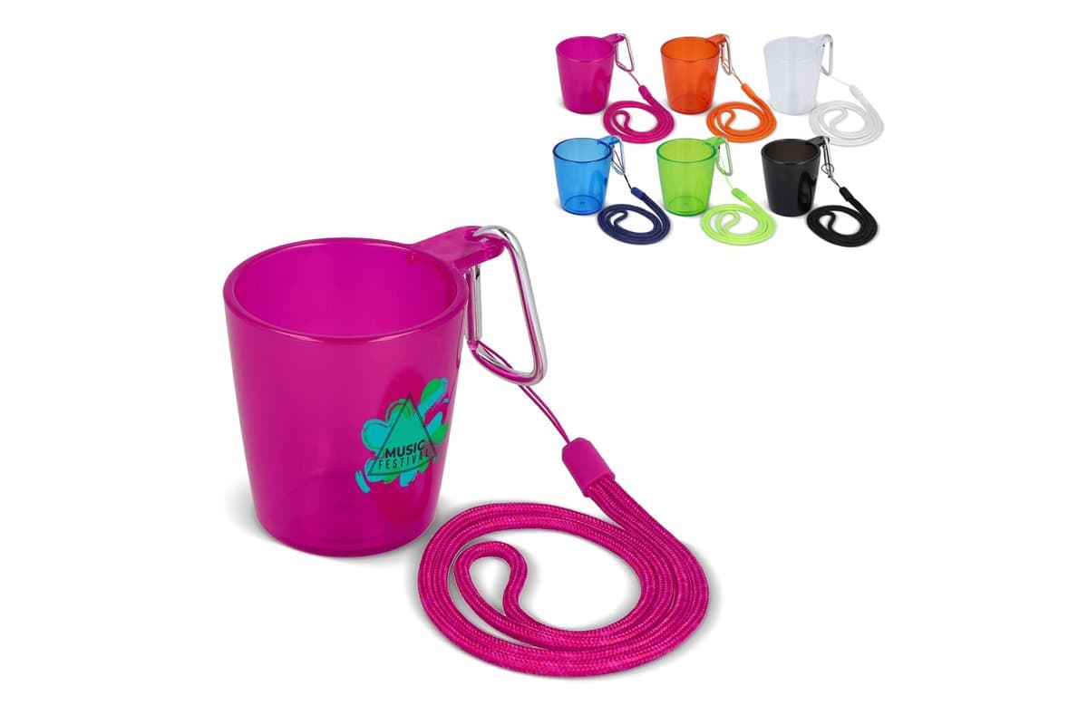 Festival shotglass with lanyard