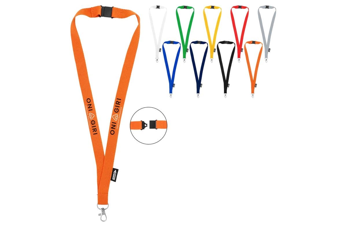R-PET lanyard