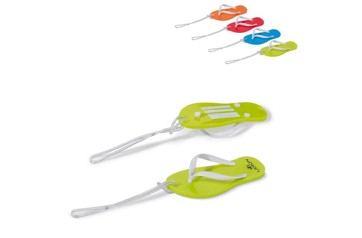 Luggage tag slipper