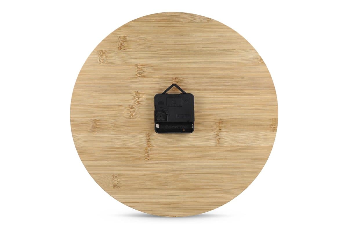 Wall clock bamboo 5