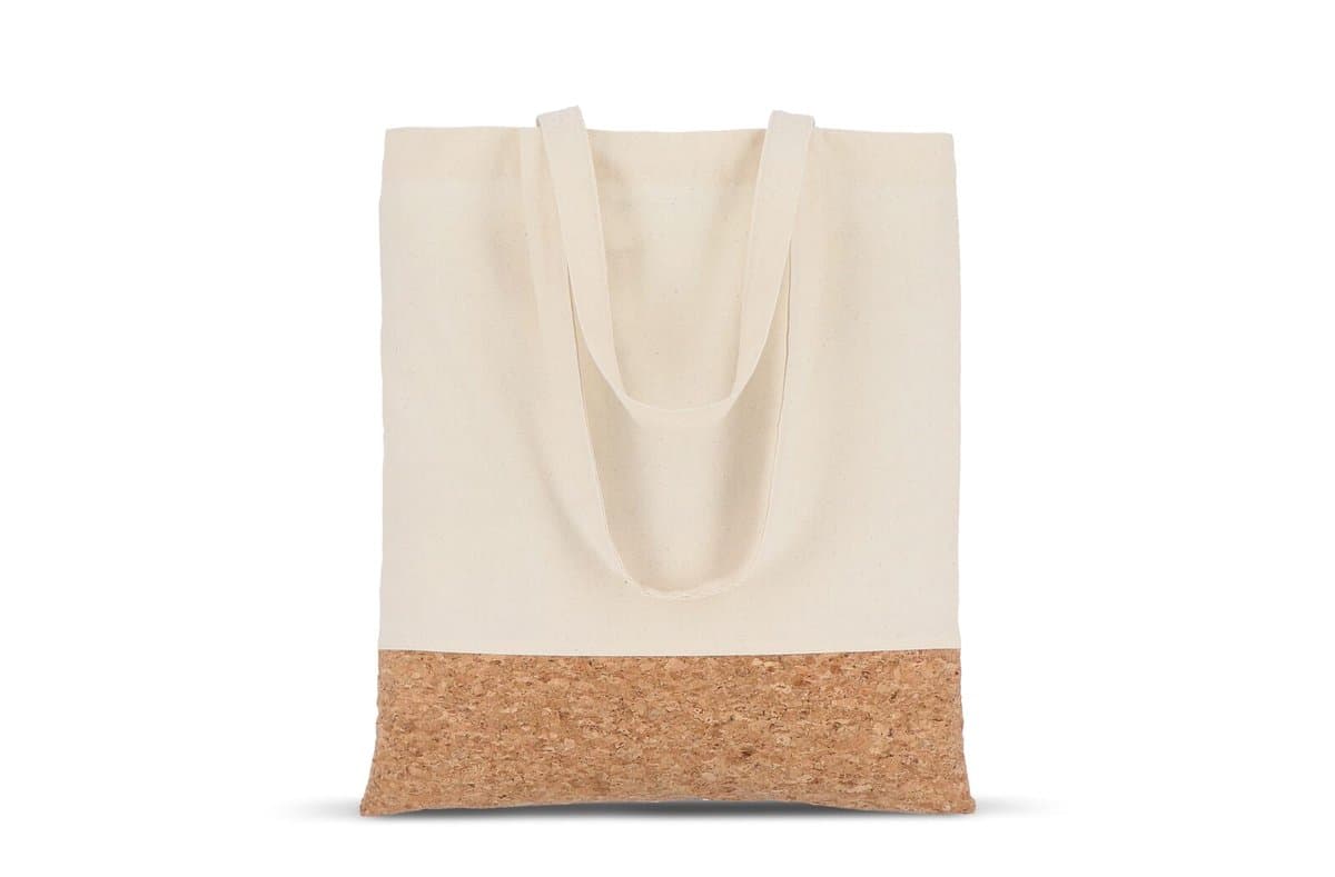 Carrier bag cotton & cork 170g/m² 35 x 40cm 4