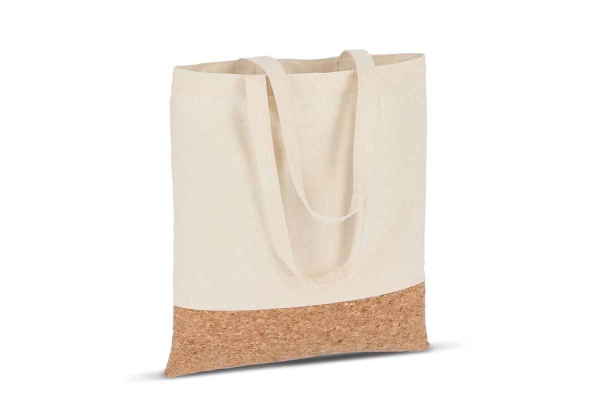 Carrier bag cotton & cork 170g/m² 35 x 40cm 5