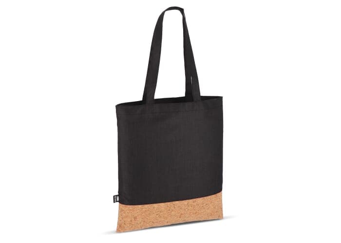 Carrier bag R-PET & cork 35 x 40cm 2