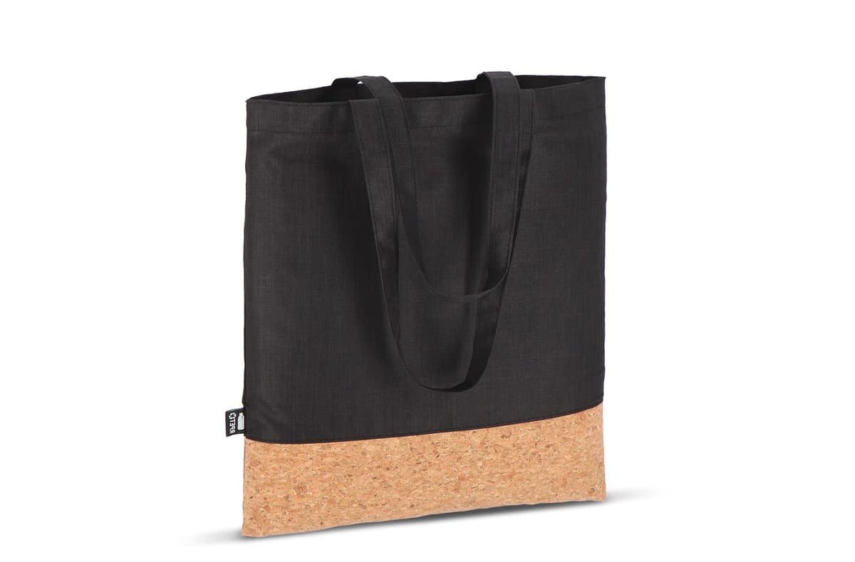 Carrier bag R-PET & cork 35 x 40cm 5