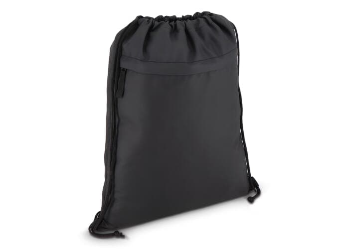 PU coated R-PET 600D Drawstring bag 33 x 42 cm 2