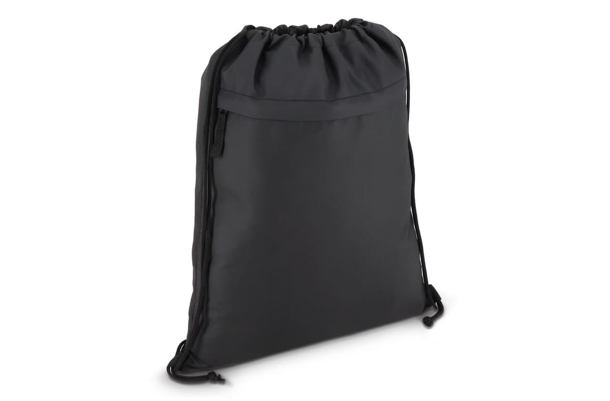 PU coated R-PET 600D Drawstring bag 33 x 42 cm 3