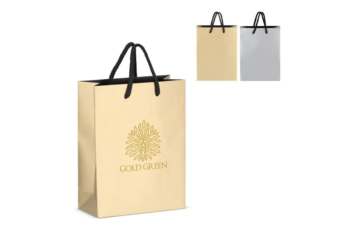 Paper gift bag 18 x 8 x 24cm 200g/m²