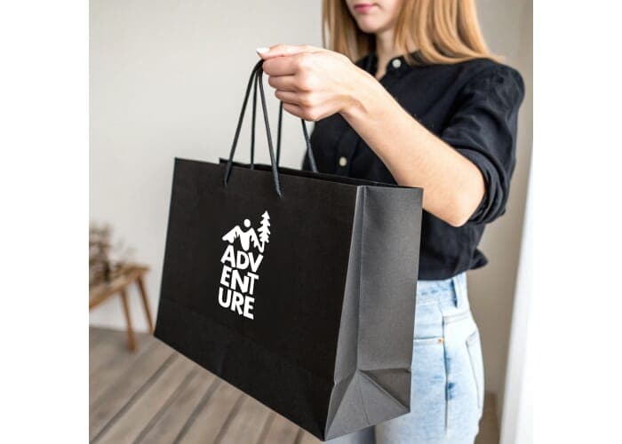 Paper gift bag 40x12x30cm 200g/m² 4