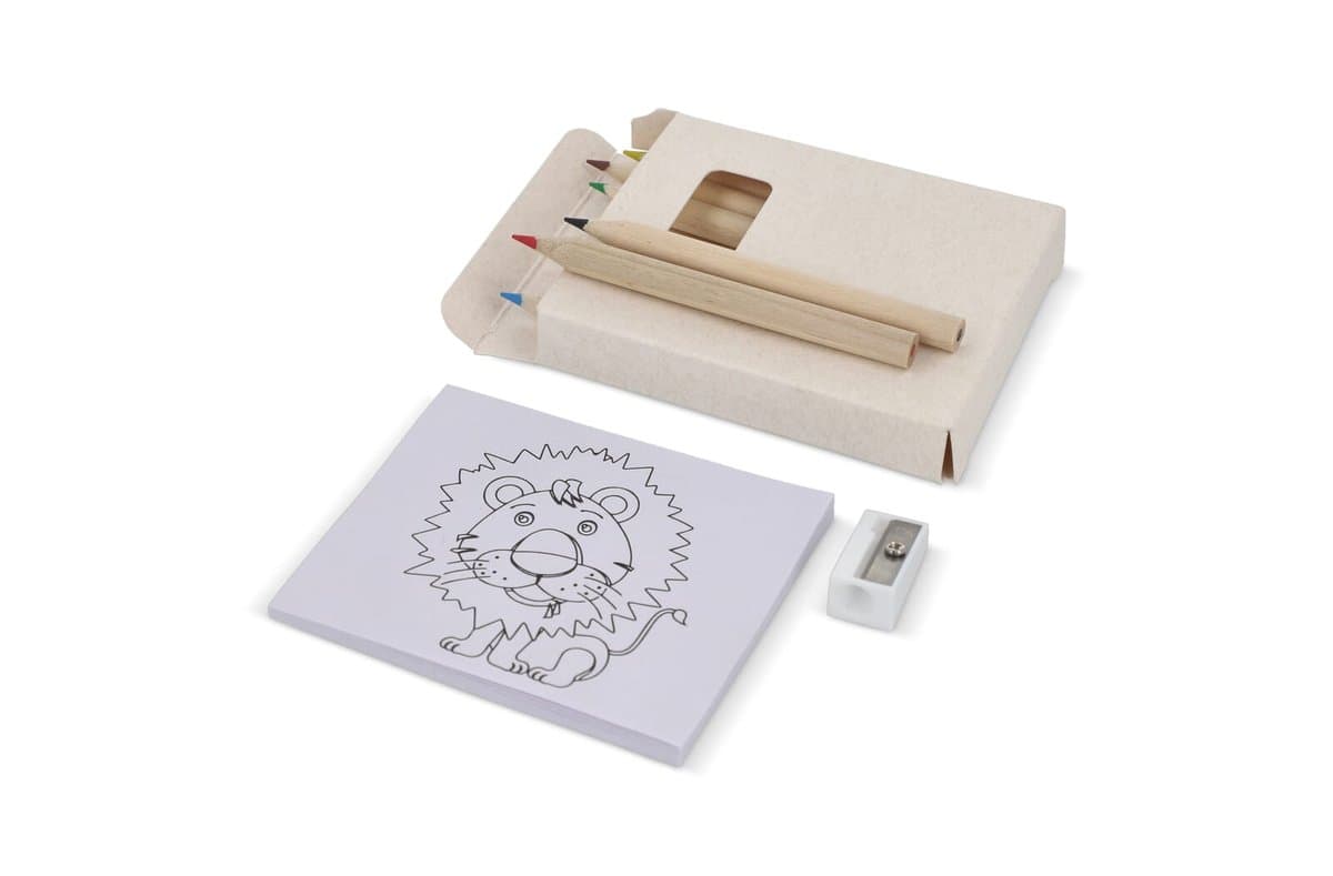 8 piece colouring set in recycled milkcarton box 5
