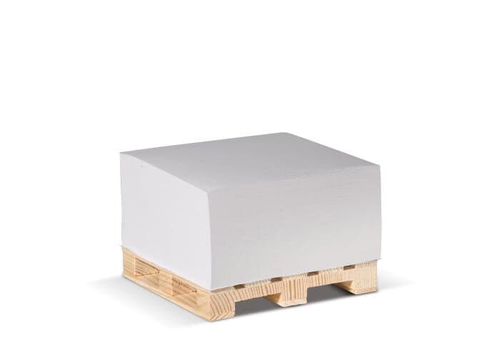 Cube pad 10x10x5cm on wooden pallet 2