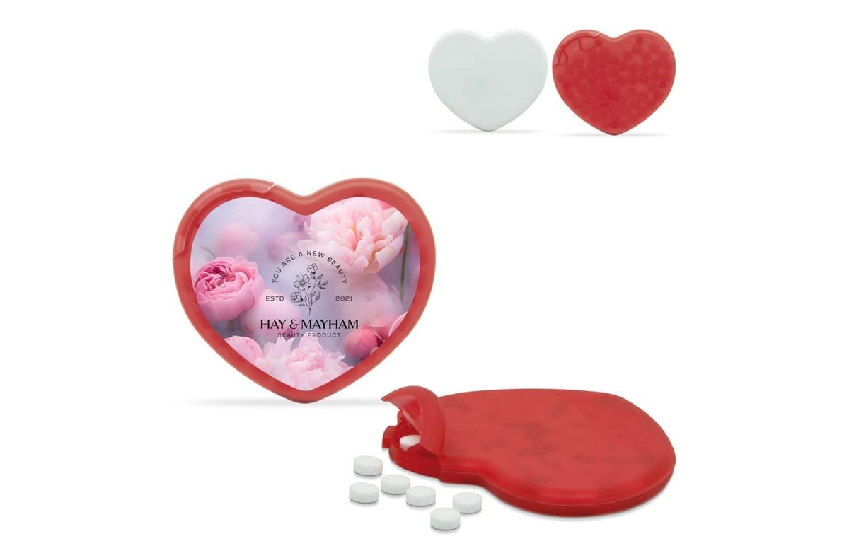 Mint dispenser heart