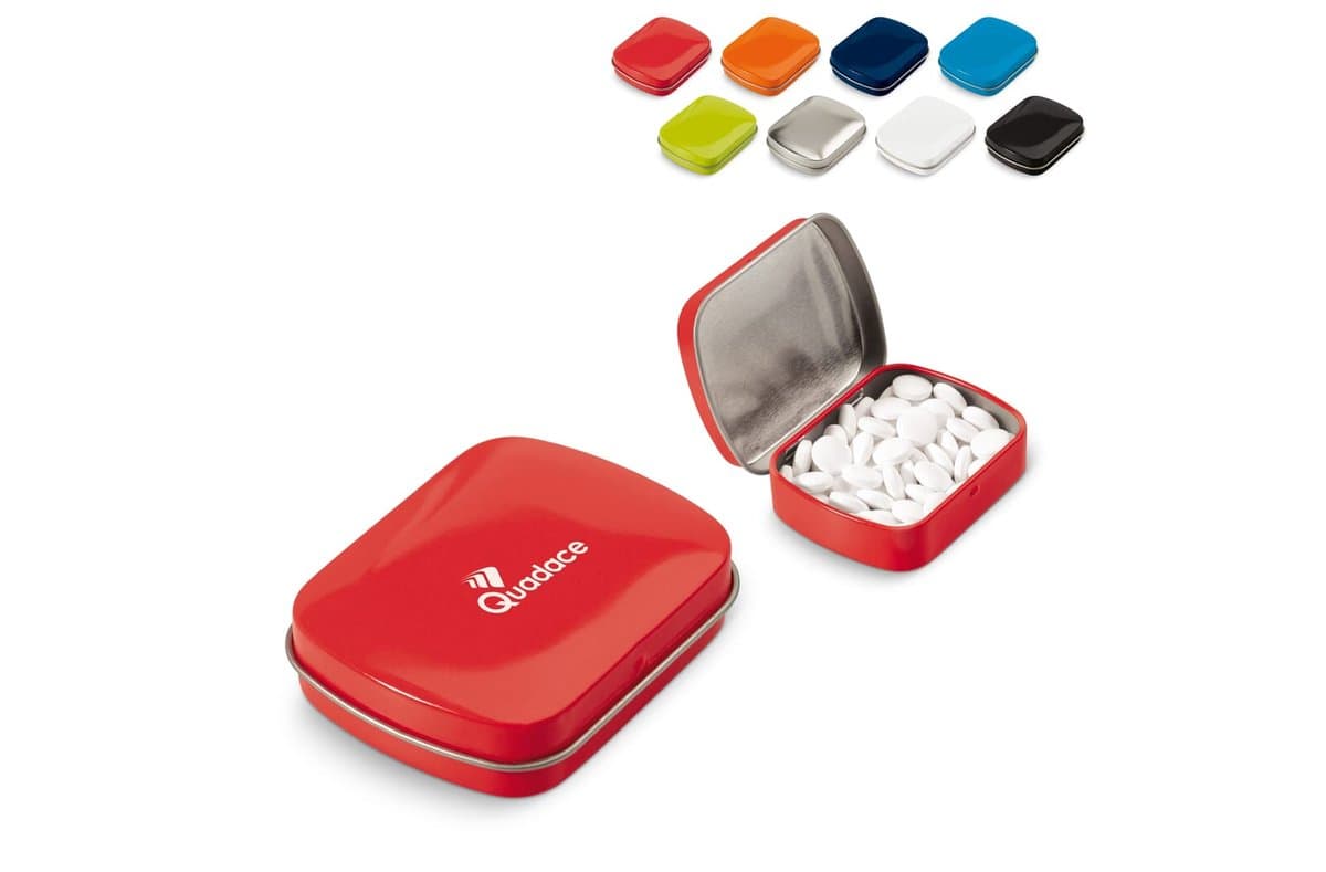 Mini tin peppermint box