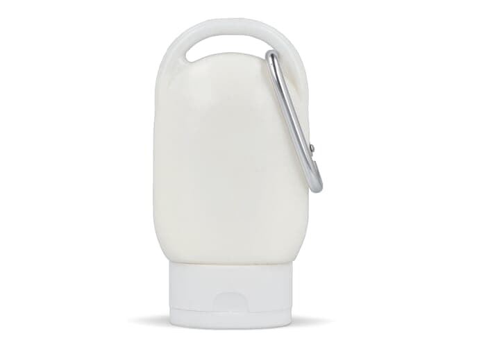 Sunscreen Lotion with carabiner SPF30 recycled material 2