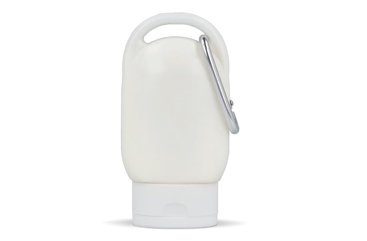 Sunscreen Lotion with carabiner SPF30 recycled material 3