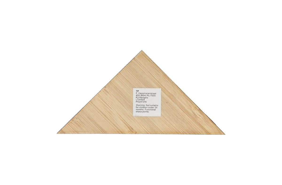 Bamboo set square 4