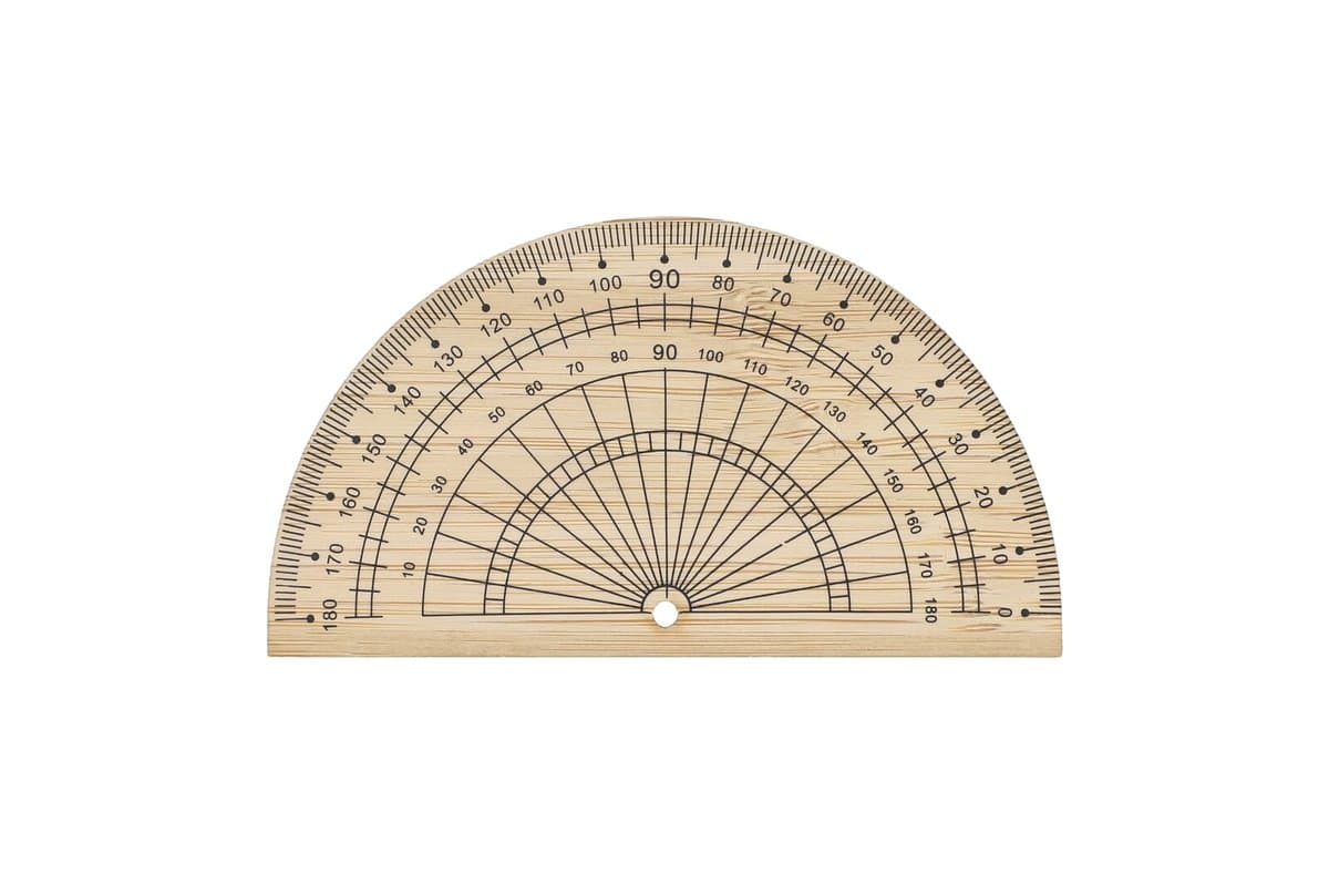 Bamboo protractor 3