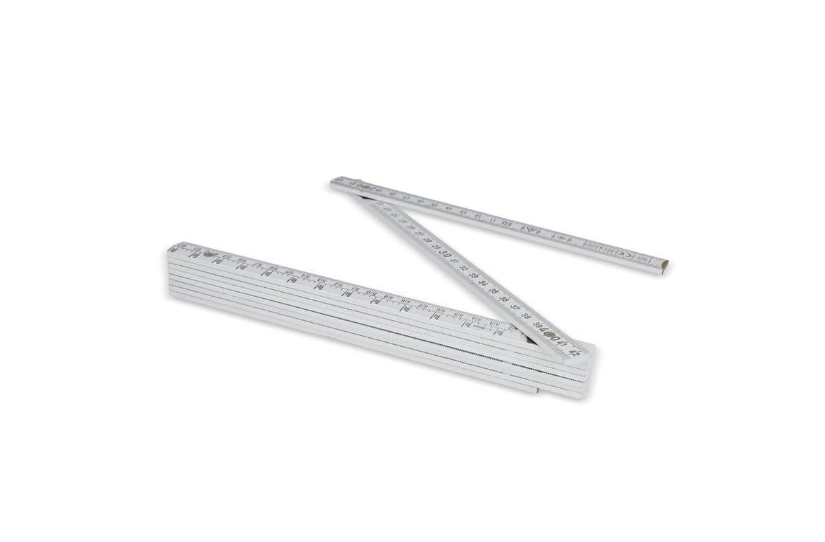 Folding ruler wood 2m Made in EU 3