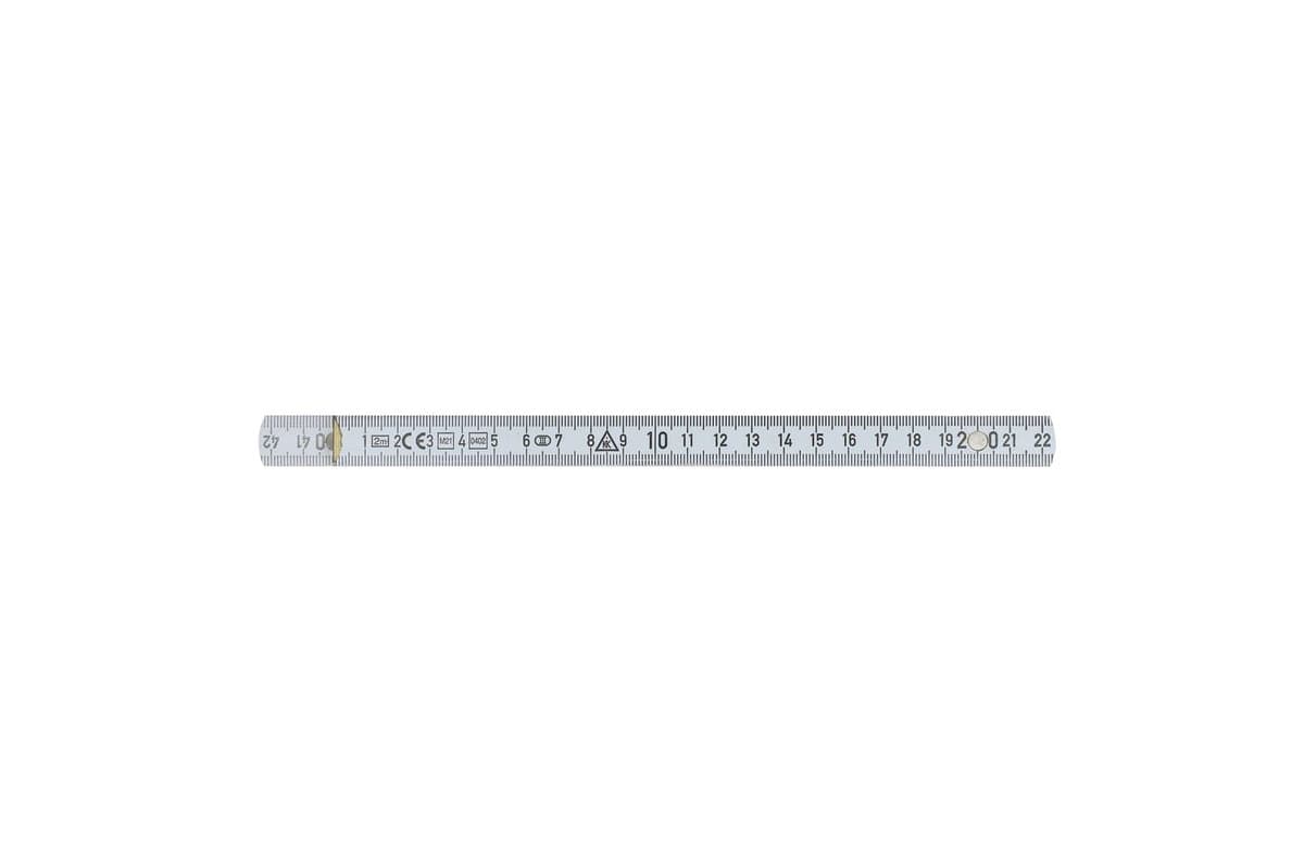 Folding ruler wood 2m Made in EU 5