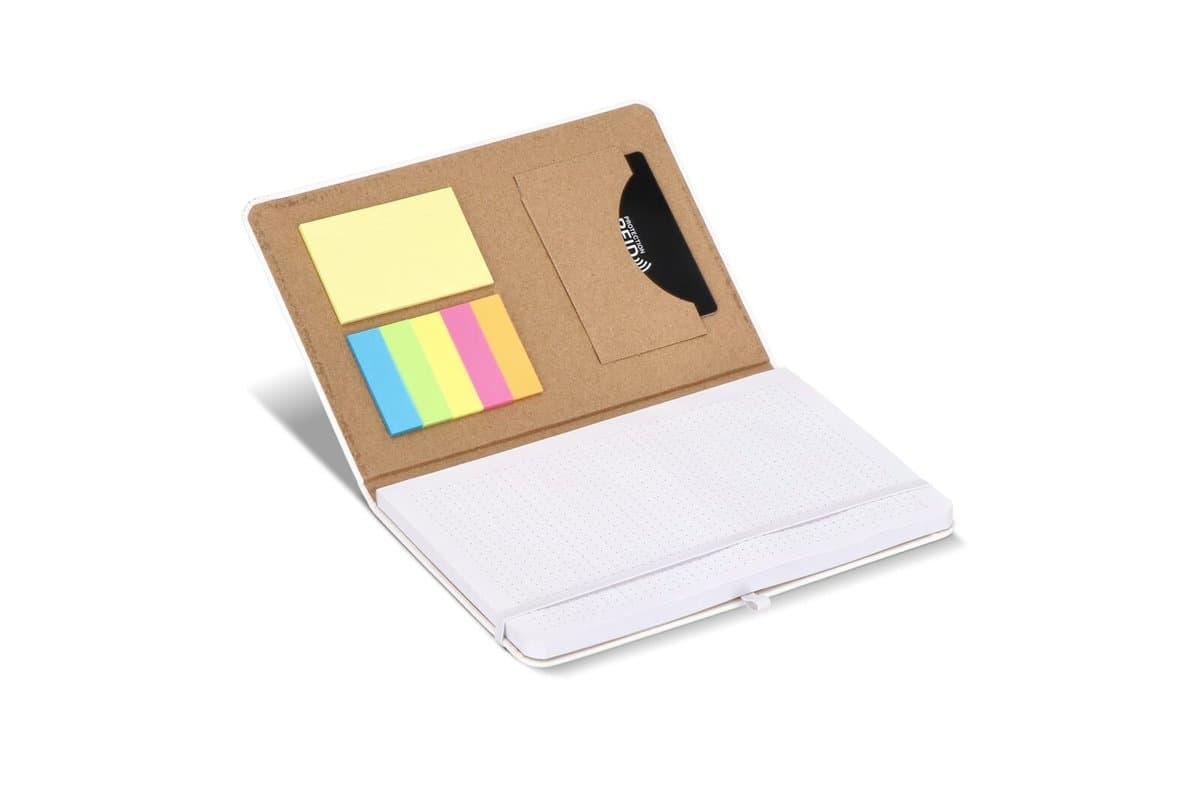 Notebook Olmo Hard Cover PU A5 with Sticky Notes 4
