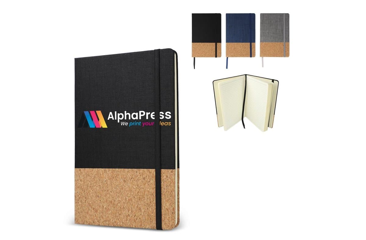 Notebook R-PET & cork A5
