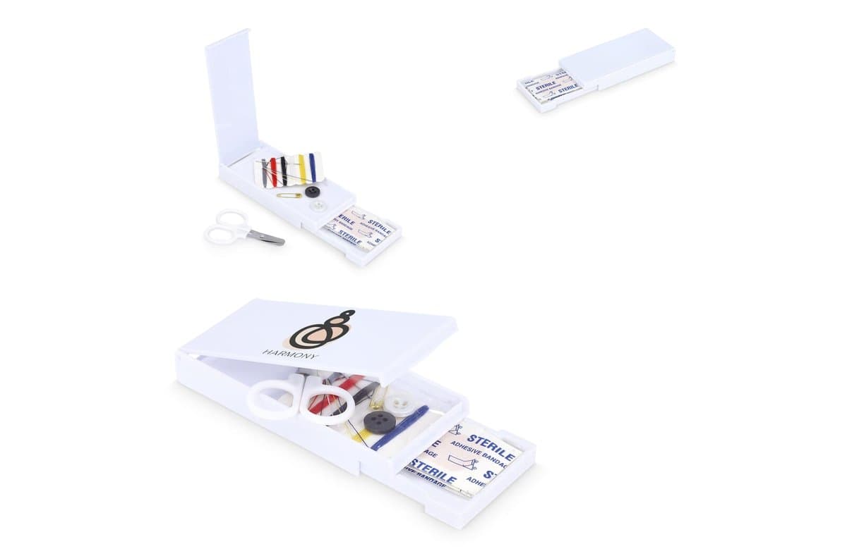 Travel sewing and plaster set in PP case