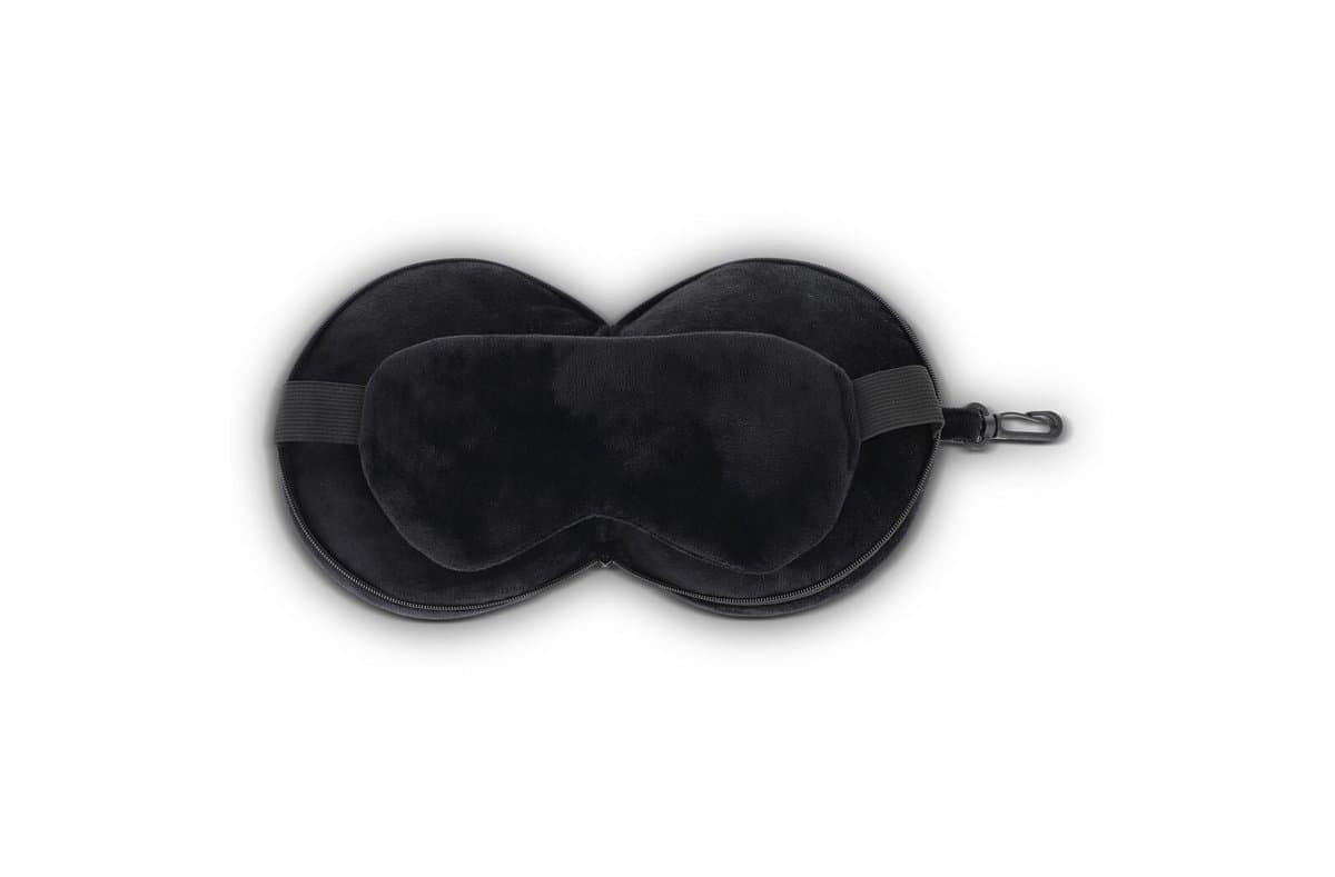 Travel eyemask pillow with zippered case 4