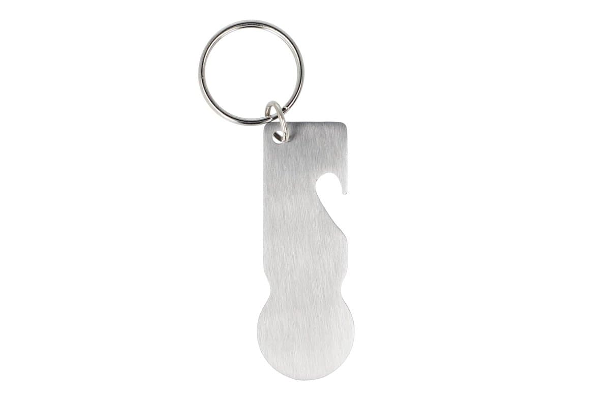 Stainless Steel Trolley token key ring 4
