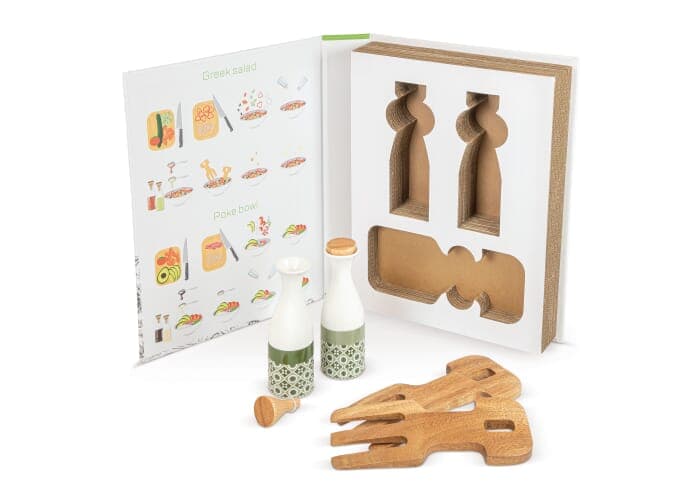 Salad set oil & vinegar 2