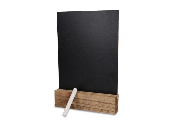 Chalkboard in wooden stand 2