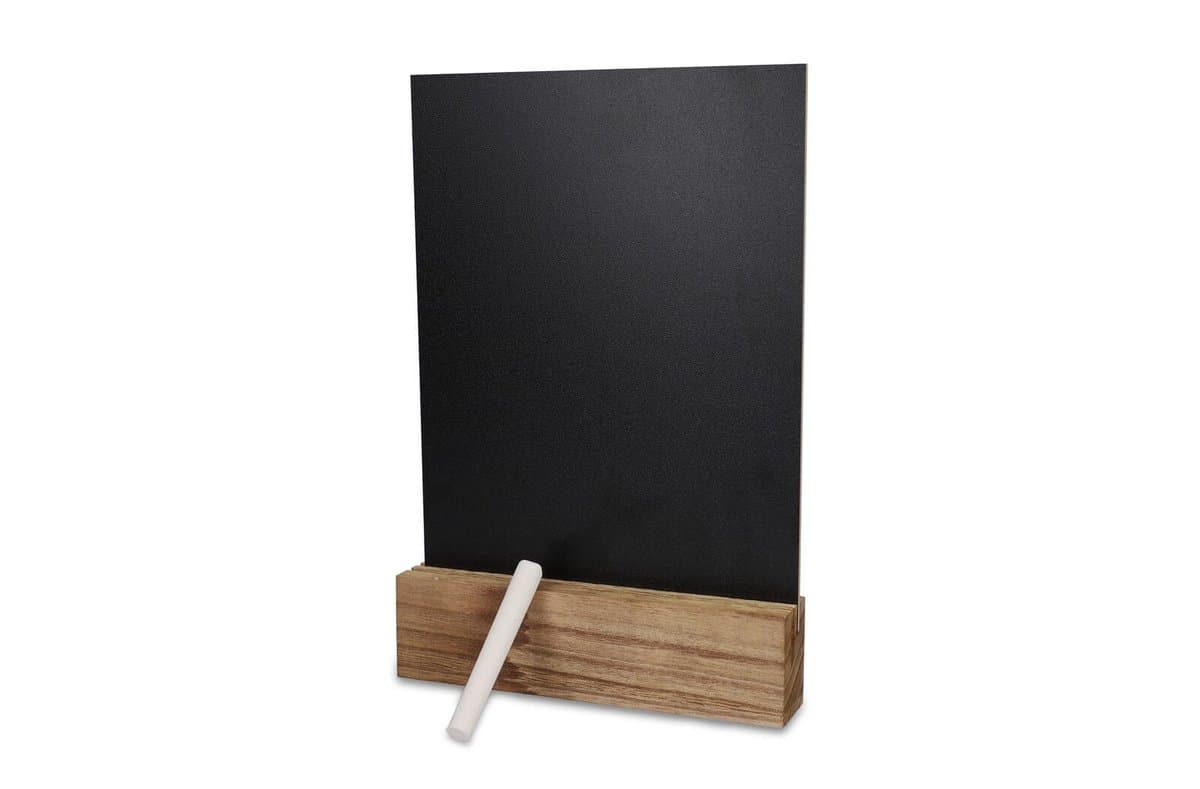 Chalkboard in wooden stand 3