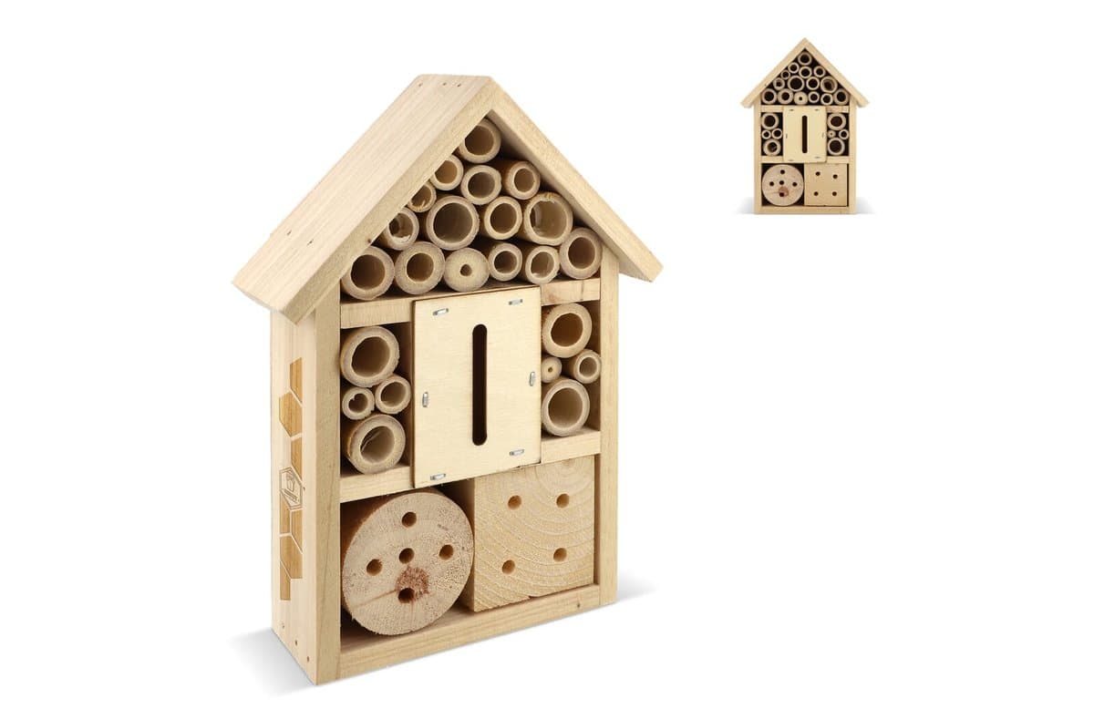 Insect hotel made of FSC wood