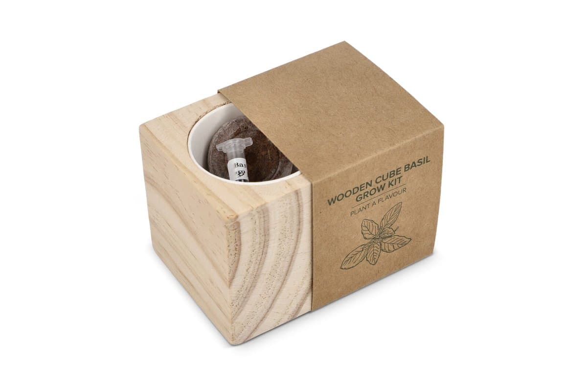 FSC Wooden Planter Set – Basil 4