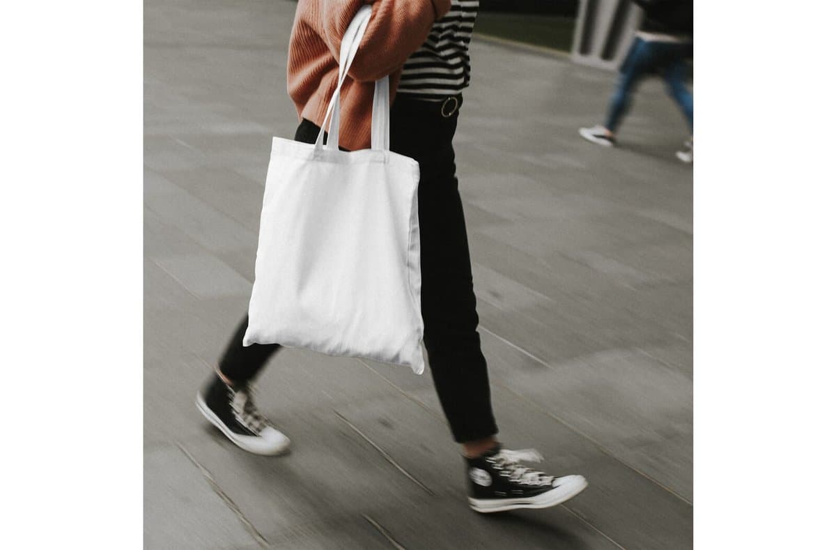 Shoulder bag cotton OEKO-TEX® 140g/m² 38x42cm 4
