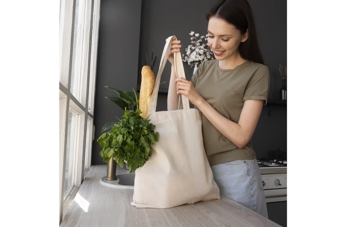 Shopping bag canvas OEKO-TEX® 280g/m² 42x12x43cm 4