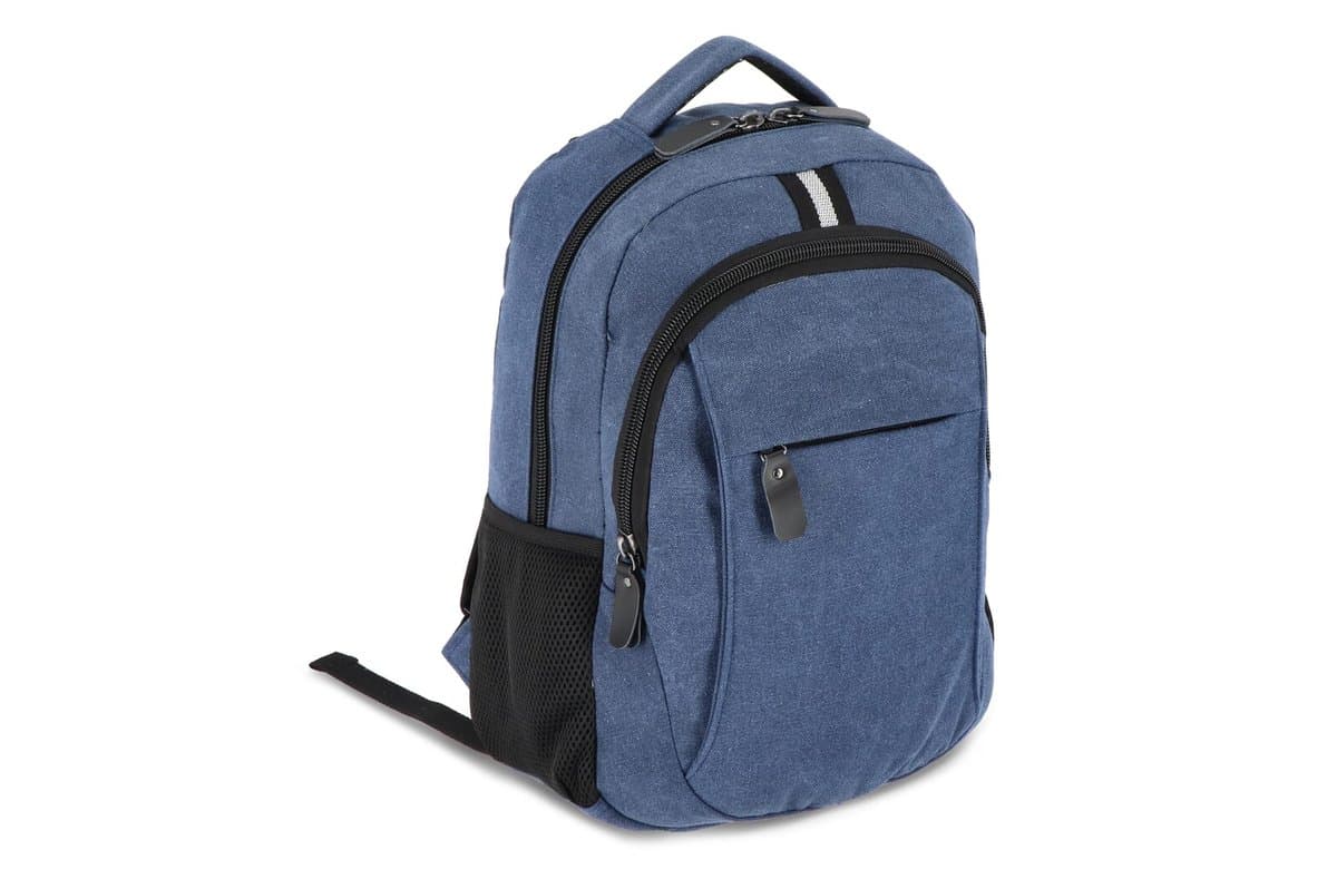 Recycled cotton canvas backpack Harper 3