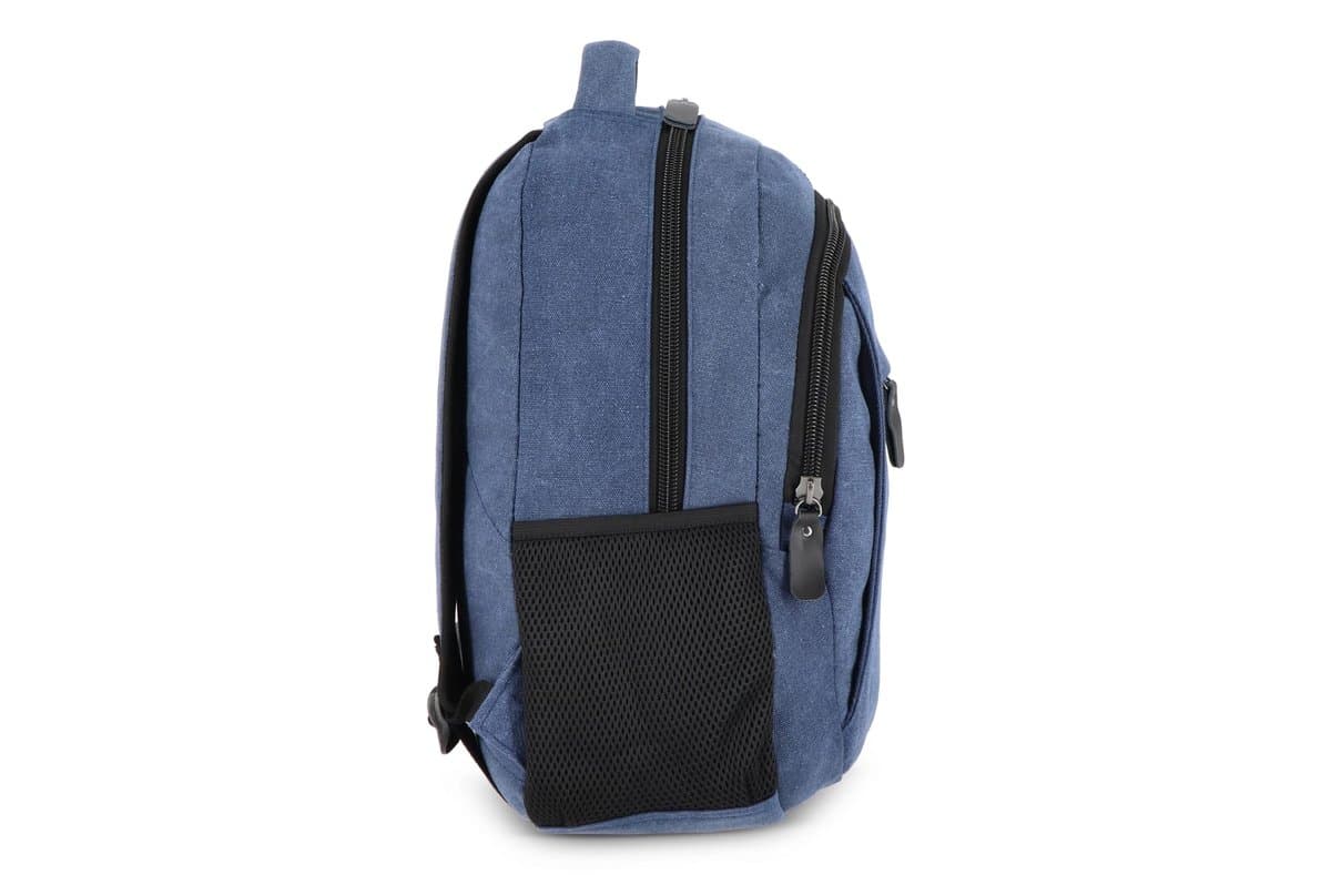 Recycled cotton canvas backpack Harper 4